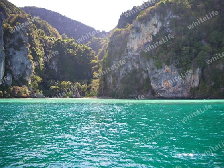 einsamer Strand auf Phi Phi Don