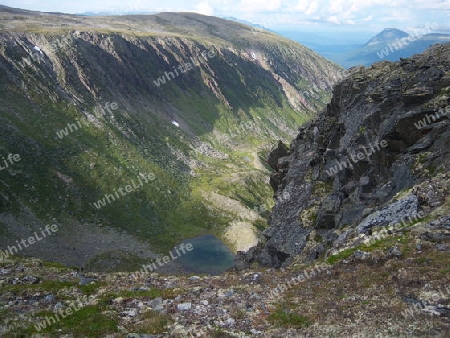 Schlucht mit Schmelzwassertiegel