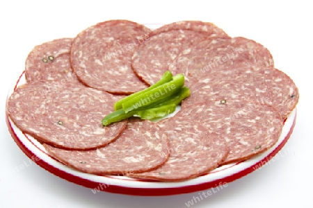 Salami mit Paprika