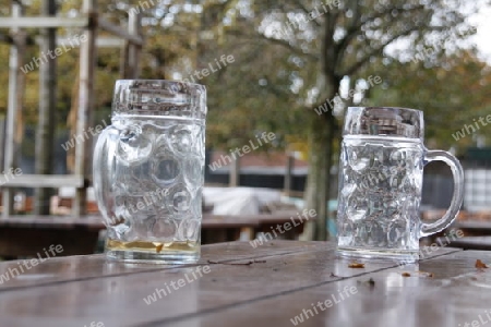 Herbst im Biergarten