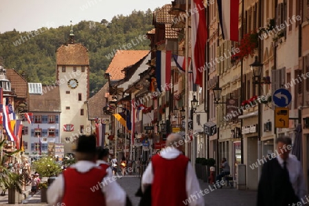 a traditional festival in the old town of Waldshut in the Blackforest in the south of Germany in Europe.