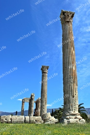 Zeustempel in Athen - Temple of Olympian Zeus, Athens