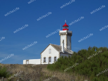 Leutturmhaus mit roter Spitze