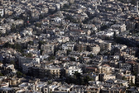 Asien, Naher Osten, Syrien, Damaskus,   Sicht ueber die Grossstadt von Damaskus der Hauptstadt von Syrien. 