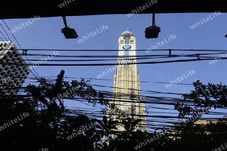 Das Stadtgebiet um Pratunam im Zentrum der Hauptstadt Bangkok von Thailand in Suedostasien.