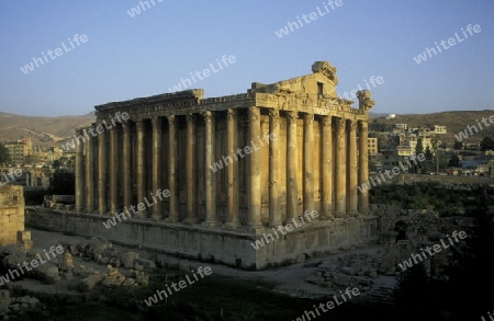 The temple city of Baalbek in the east of Lebanon in the middle east.