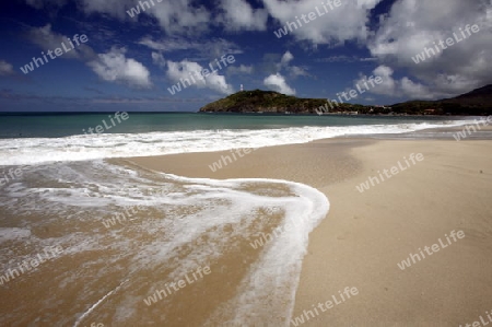 Suedamerika, Karibik, Venezuela, Isla Margarita, Pedro Gonzalez, Playa Pedro Gonzalez, Beach, Strand, Bucht, Fischerdorf, Ferien, Traumstrand, Idylle, Landschaft, Meer, Sandstrand,