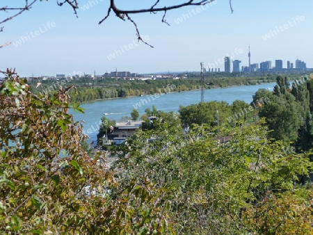 Blick vom Leopoldsberg auf Wien