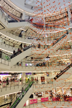 Das Shopping Center Central World Plaza beim Siam Square im Zentrum von Bangkok der Hauptstadt von Thailand in Suedostasien.