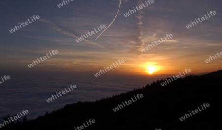 Abendstimmung auf dem Weissenstein