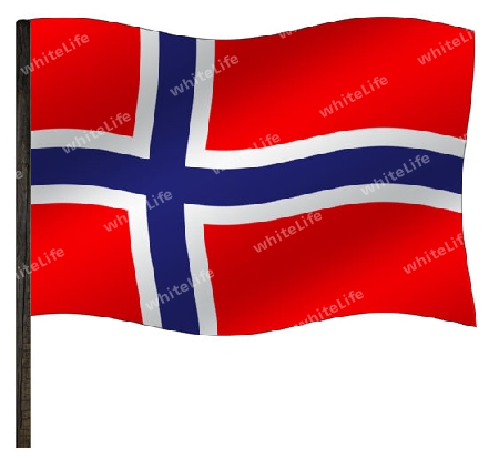 Fahne Norwegen