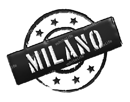 Sign and stamp for your presentation, for websites and many more named Milano