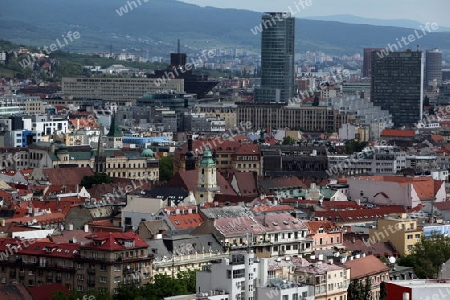 Die Altstadt von Bratislava der Hauptstadt an der Donau in  der Slowakei in Osteuropa. 