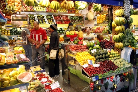 the Market Hall in the city Las Palmas on the Canary Island of Spain in the Atlantic ocean.