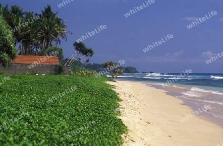 Asien, Indischer Ozean, Sri Lanka,
Ein Traumstrand beim Kuestendorf Hikkaduwa an der Suedwestkueste von Sri Lanka. (URS FLUEELER)






