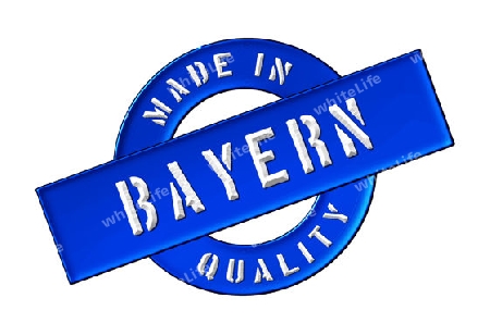 Made in Bayern - Quality seal for your website, web, presentation