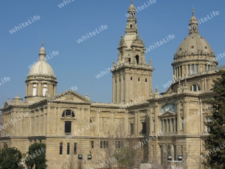 Palau National  auf dem Montjuic Berg