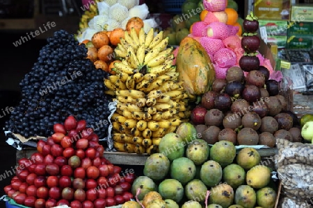 Asien, Suedost, Indonesien, Bali, Insel, Denpasar, Markthalle, Markt, Alltag, Wirtschaft, Frucht,   (Urs Flueeler) 