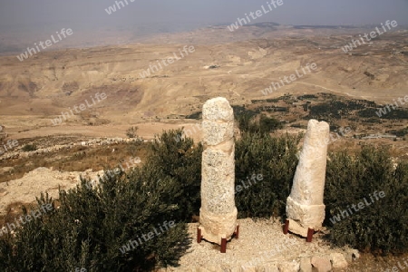 the Moses Church on the Mount Nebo in Jordan in the middle east.