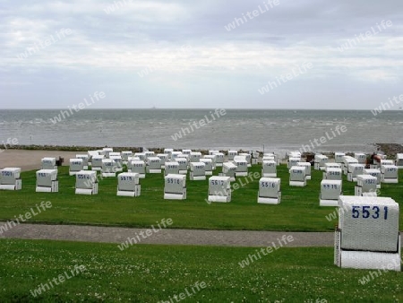 Strand in Büsum, Schleswig-Holstein