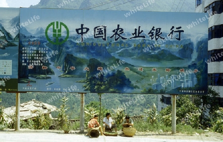 in the village of Badong on the yangzee river in the three gorges valley up of the three gorges dam projecz in the province of hubei in china.