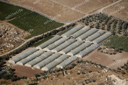 Agraculture near the Village of Karak in Jordan in the middle east.