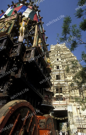 The Temple of the Village of Hampi in the province of Karnataka in India.