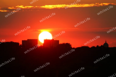 Sonnenuntergang in Potsdam