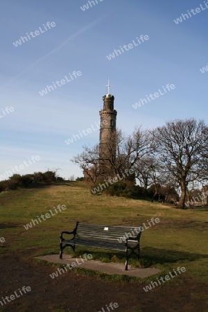 Nelson Monument in Edinburgh