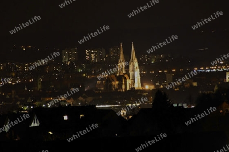 Regensburg at night