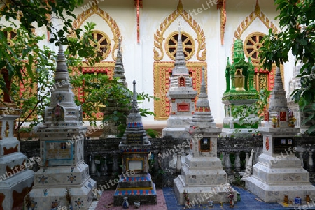 a Temple in city centre of Amnath Charoen north of the City of Ubo Ratchathani in the east  of Thailand. 