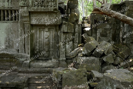 The Tempel Ruin of  Beng Mealea 32 Km north of in the Temple City of Angkor near the City of Siem Riep in the west of Cambodia.