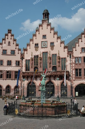 Brunnen am R?mer in Frankfurt