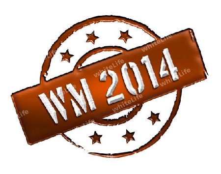 Sign, symbol, stamp or icon for your presentation, for websites and many more named WM 2014