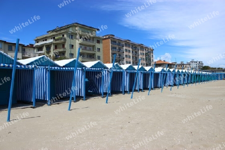 Strandkabinen in Lido di Venezia