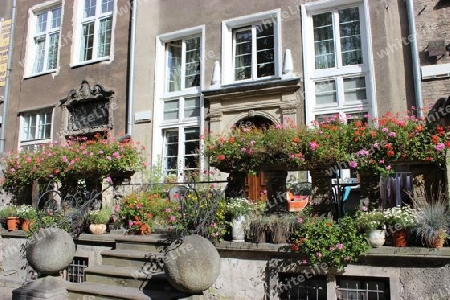 Haus mit Beischlag in Danzig