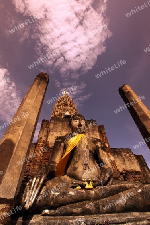 Der Wat Phra Si Ratana Mahathat im Si Satchanalai-Chaliang Historical Park rund 50 Km von Sukhothai in der Provinz Sukhothai im Norden von Thailand in Suedostasien.