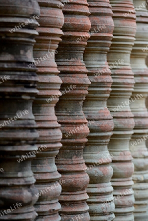 The Temple of  Preah Khan in the Temple City of Angkor near the City of Siem Riep in the west of Cambodia.