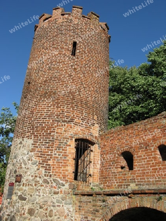 Backsteingotik in Pommern. Gefangenbastei