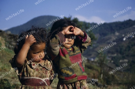 Kinder in Nepal