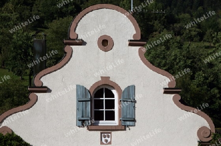 the old town of the villige Schiltach in the Blackforest in the south of Germany in Europe.