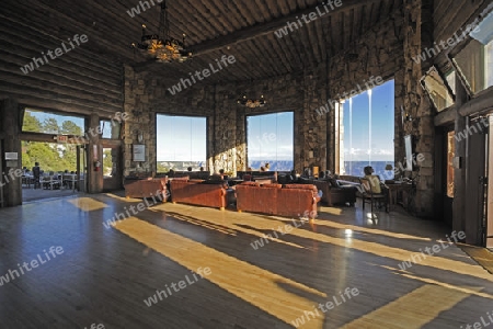 Panoramasaal der Grand Canyon Lodge, Grand Canyon North Rim, Nordrand, Arizona, USA