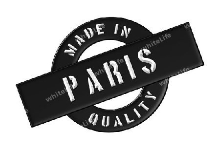 Made in Paris - Quality seal for your website, web, presentation