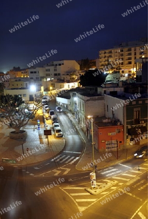  the City Puerto del Rosario on the Island Fuerteventura on the Canary island of Spain in the Atlantic Ocean.