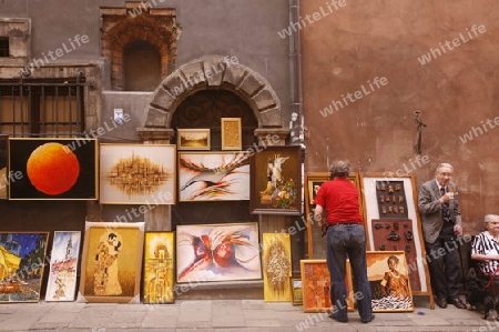 The Old Town in the City of Warsaw in Poland, East Europe.