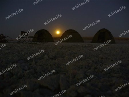 Zelten unterm afrikanischen Mond