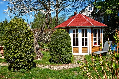 Pavillon, Garten
