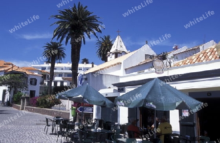 Das Dorf Vila Baleira auf der Insel Porto Santo bei der Insel Madeira im Atlantischen Ozean, Portugal.