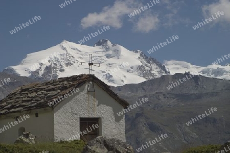 Kapelle und Monte Rosa