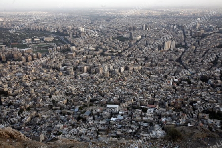 Asien, Naher Osten, Syrien, Damaskus,   Sicht ueber die Grossstadt von Damaskus der Hauptstadt von Syrien. 